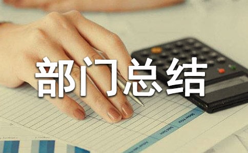 最新的部門總結范文