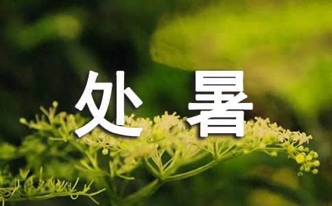 (實用)處暑優美文案