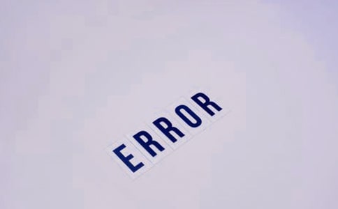 哭笑不得的錯誤